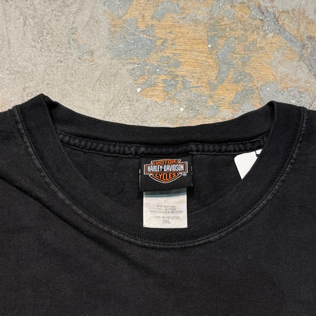 古着 USA製 Harley-Davidson/ハーレーダビッドソン/ プリントTシャツ/サイズ2XL