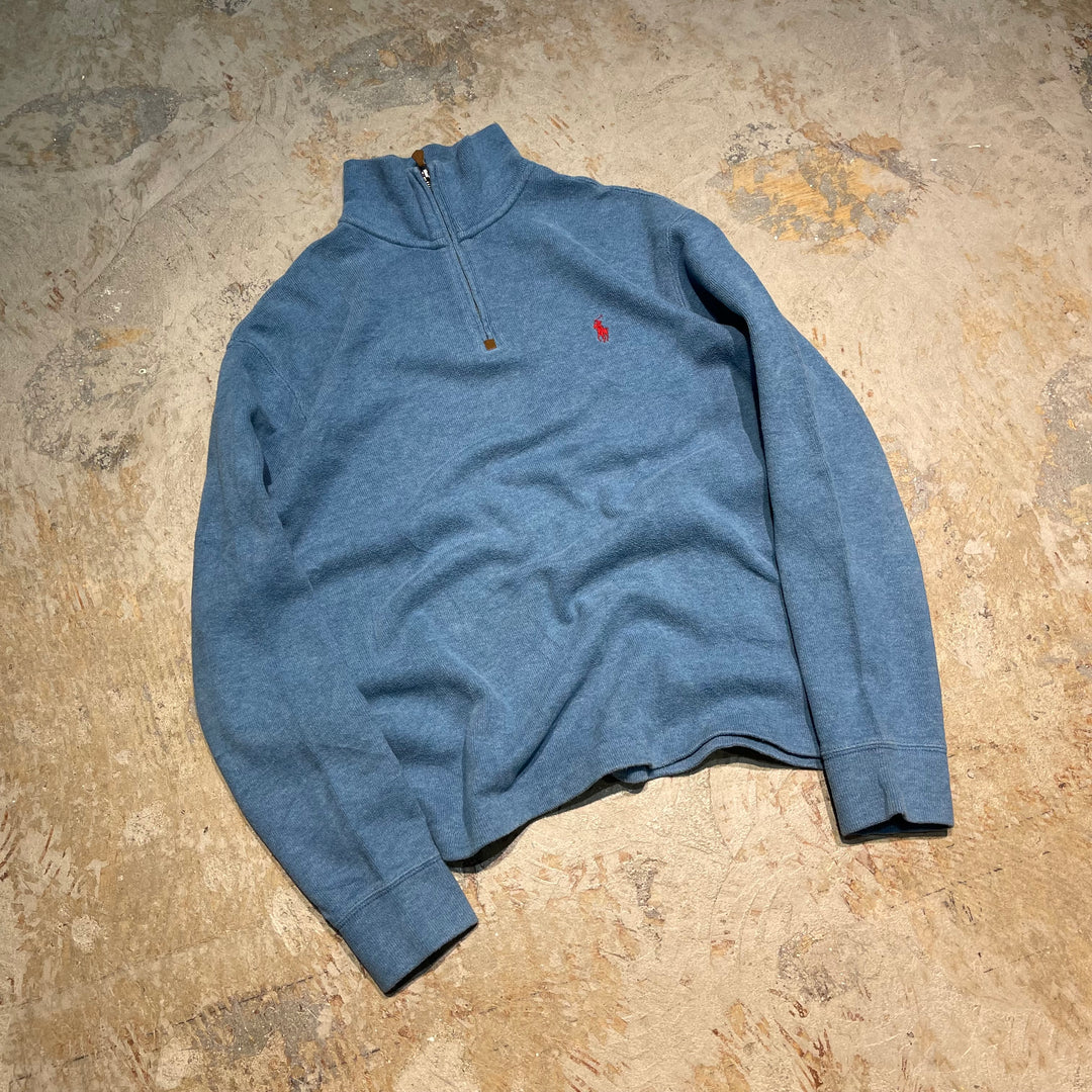 #3862 古着 POLO by Ralph Lauren/ポロバイラルフローレン/Half zip knit/ハーフジップニット/サイズS
