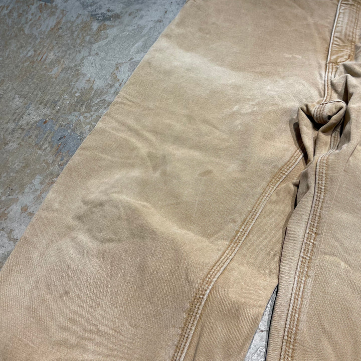 #1728 古着 Carhartt/カーハート/ Duck Painter Pants/ダック地 ペインターパンツ / ワークパンツ / 裏地チェック / サイズ36×34