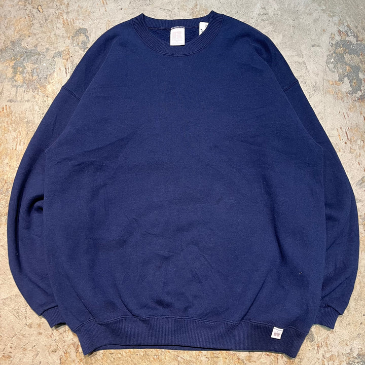 古着 USA製 90's RUSSELL /ラッセル/ブランククルーネックスウェット/無地/サイズXL