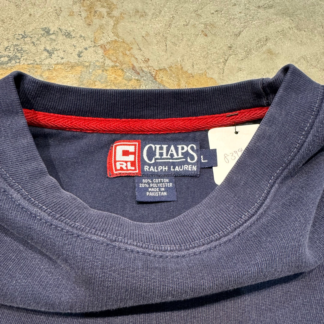 古着 90's〜 CHAPS Ralphlauren/ チャップスラルフローレン/ クルーネックスウェット/ サイズL