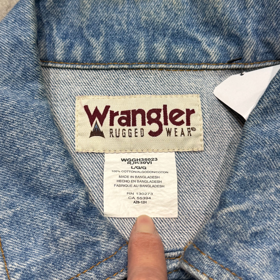 古着 Wrangler/ ラングラー/ デニムジャケット/ Gジャン/ サイズL