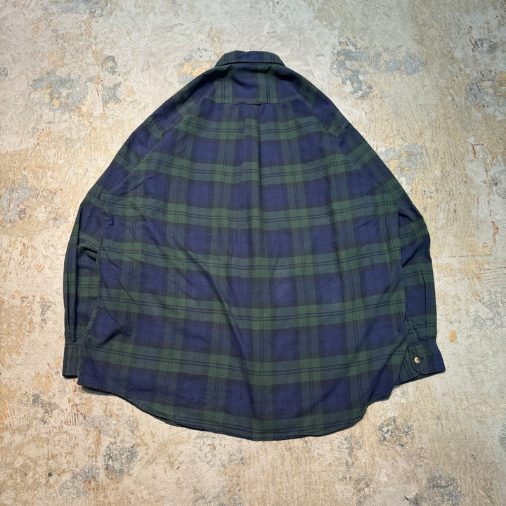 古着 NAUTICA/ ノーティカ/ ボタンダウン長袖シャツ/ チェック柄/ サイズXL