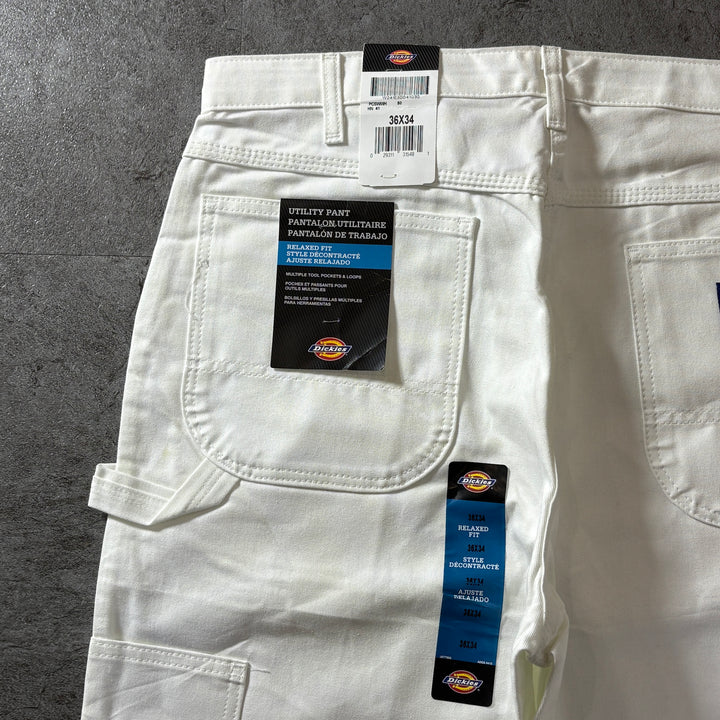 古着 Dickies×SHERWIN WILLIAMS ディッキーズ× シャーウィン・ウィリアムズ ペインターパンツ  デッドストック 実寸サイズ36×33