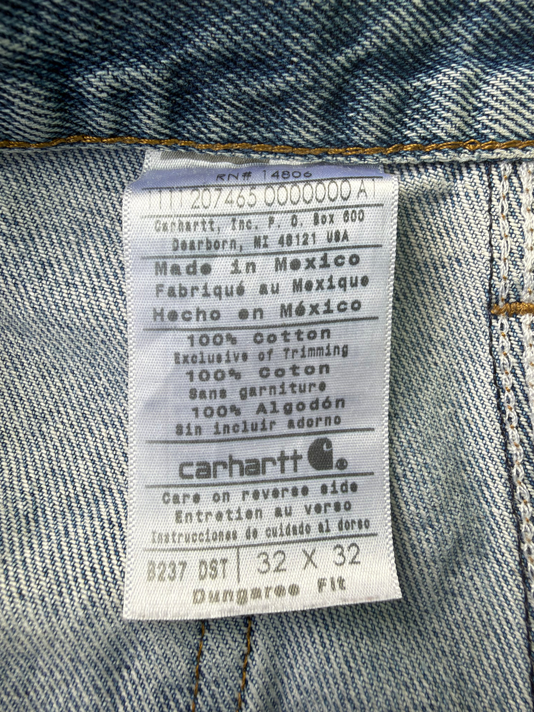Carhartt Patchwork Denim Pants W32 L32