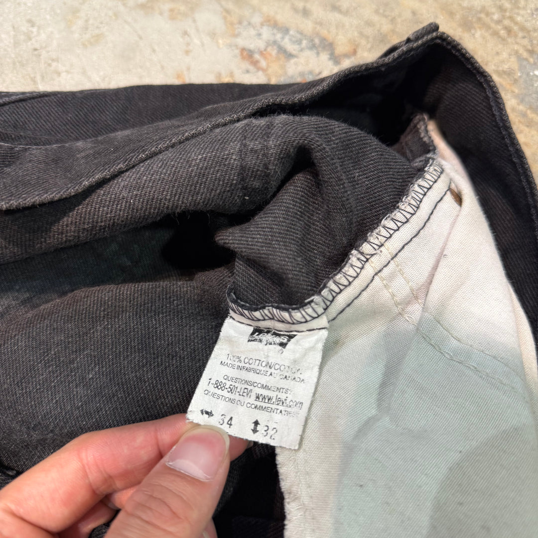 古着 Levi's/リーバイス/ブラックデニムパンツ/501/サイズ33×29