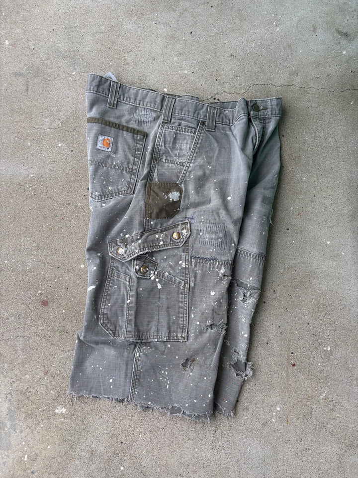 Carhartt Distressed Baggy Cargo Shorts W38