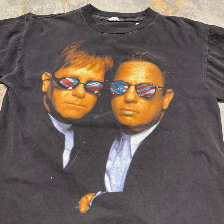 古着 95's USAVINTAGE / エルトン・ジョン & ビリー･ジョエル/ 1995年 サマー ツアー / バンドTシャツ / サイズL