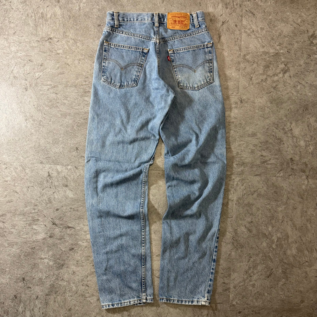 古着 Levi's 00s リーバイス デニムパンツ550 実寸サイズ28×32