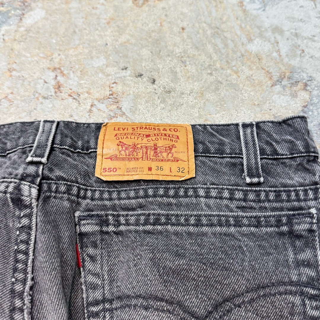 古着 USA製 Levi's/ リーバイス/ Denim Pants/デニムパンツ/ 550/ サイズ35×28