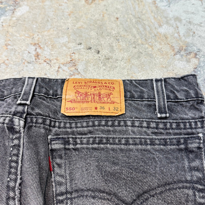 古着 USA製 Levi's/ リーバイス/ Denim Pants/デニムパンツ/ 550/ サイズ35×28