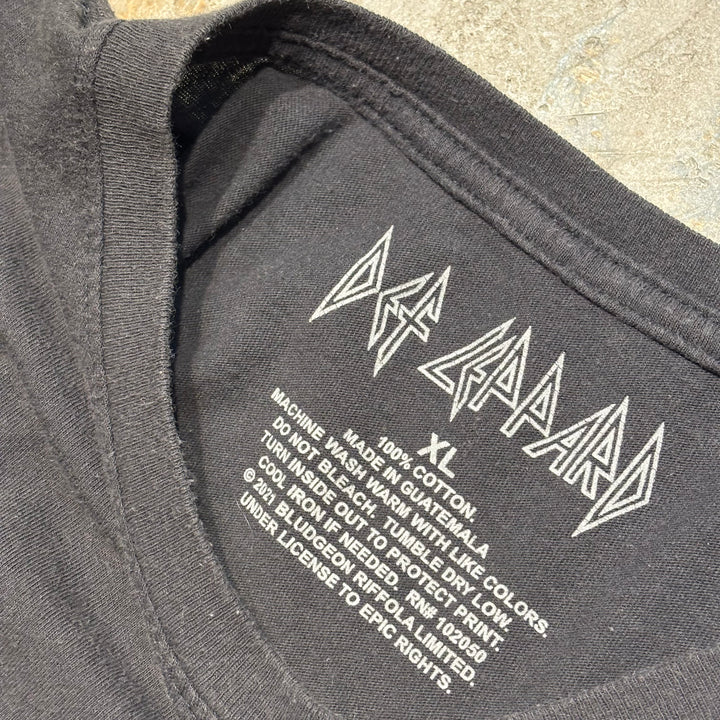古着 DEF LEPPARD/ デフレパード/ アーティストTシャツ/ サイズXL
