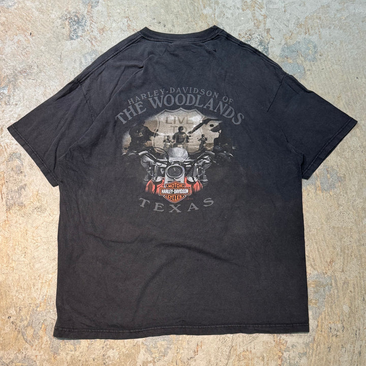 古着 USA製 Harley-Davidson/ハーレーダビッドソン/ プリントTシャツ/ サイズXL