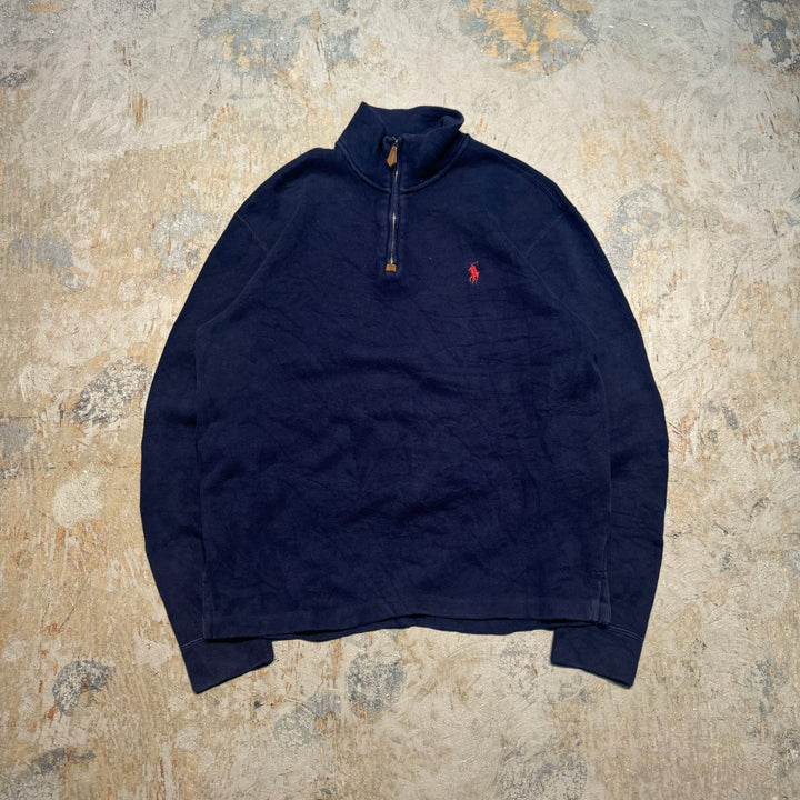 古着 POLO by Ralph Lauren/ ポロ バイ ラルフローレン/ ハーフジップニットセーター/ サイズS