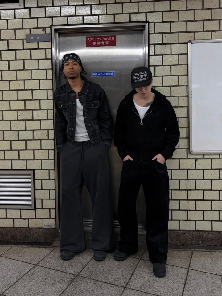 Wide corduroy straight pants/ワイドストレートコーデュロイパンツ