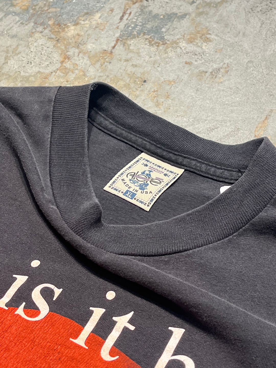 #MA115 古着 USA製 DODGE/ダッジ/坊や、ここの下は暑いですか。/ヴィンテージ シングルステッチ Tシャツ/サイズXL