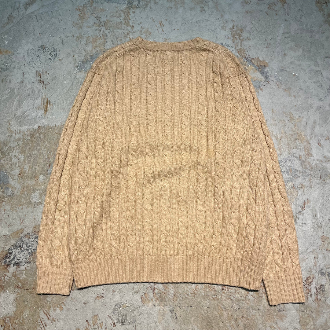 #3376 L.L.Bean/エルエルビーン/Crew neck cotton knit/クルーネックコットンニット/サイズL