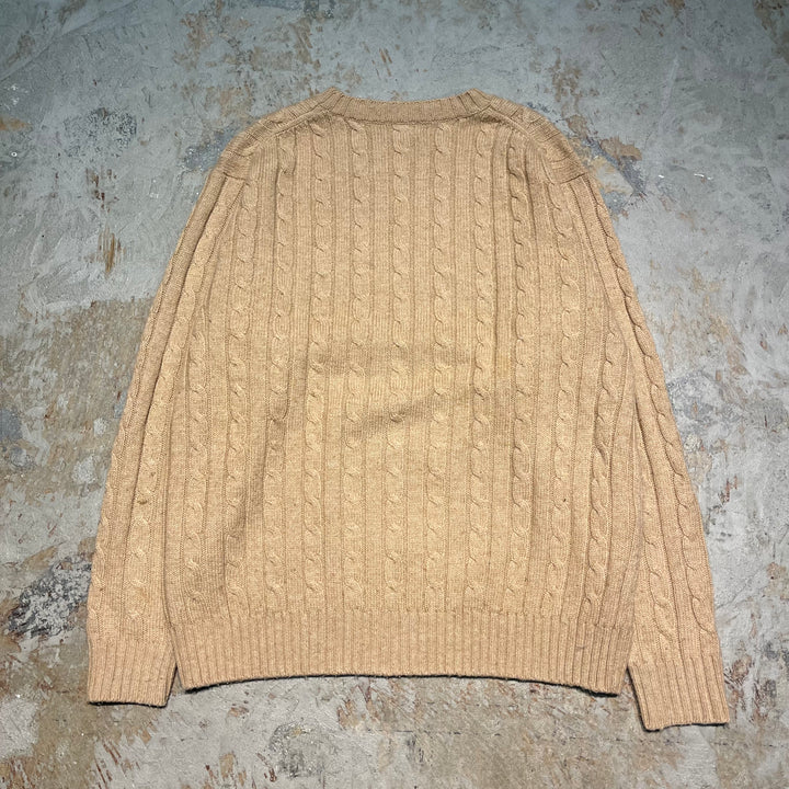 #3376 L.L.Bean/エルエルビーン/Crew neck cotton knit/クルーネックコットンニット/サイズL