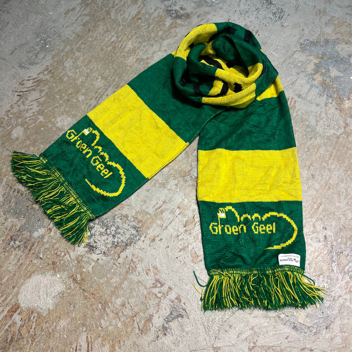 #3003 古着 サッカーマフラー/Groen Geel/KV GROEN GEEL
