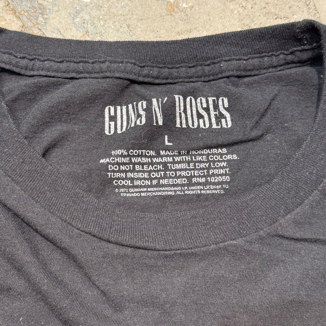 古着 GUNS N' ROSES/ガンズアンドローゼズ/バンドTシャツ/サイズL