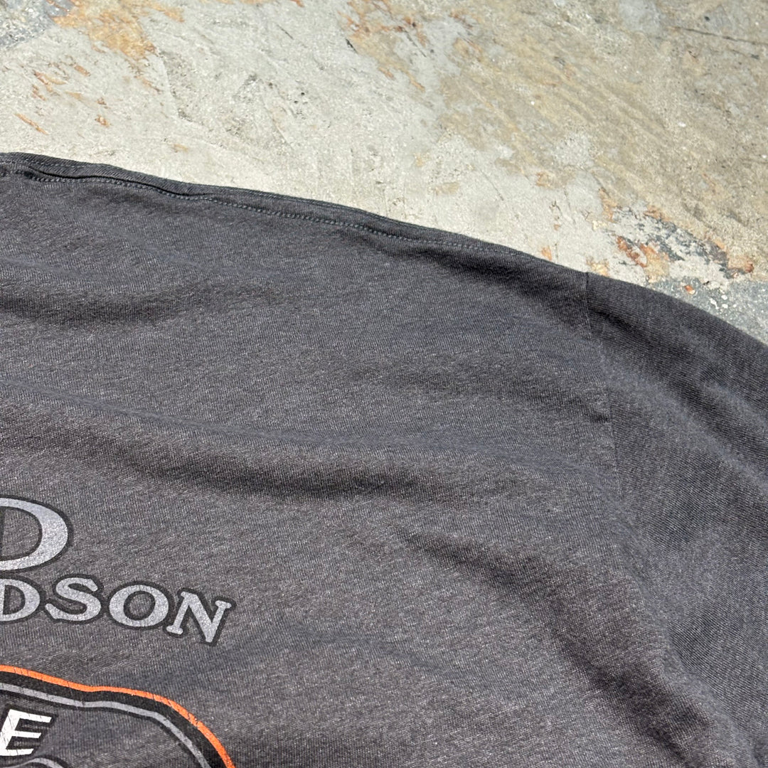 古着 USA製 Harley-Davidson/ハーレーダビッドソン/ プリントロングスリーブTシャツ/ サイズXXL
