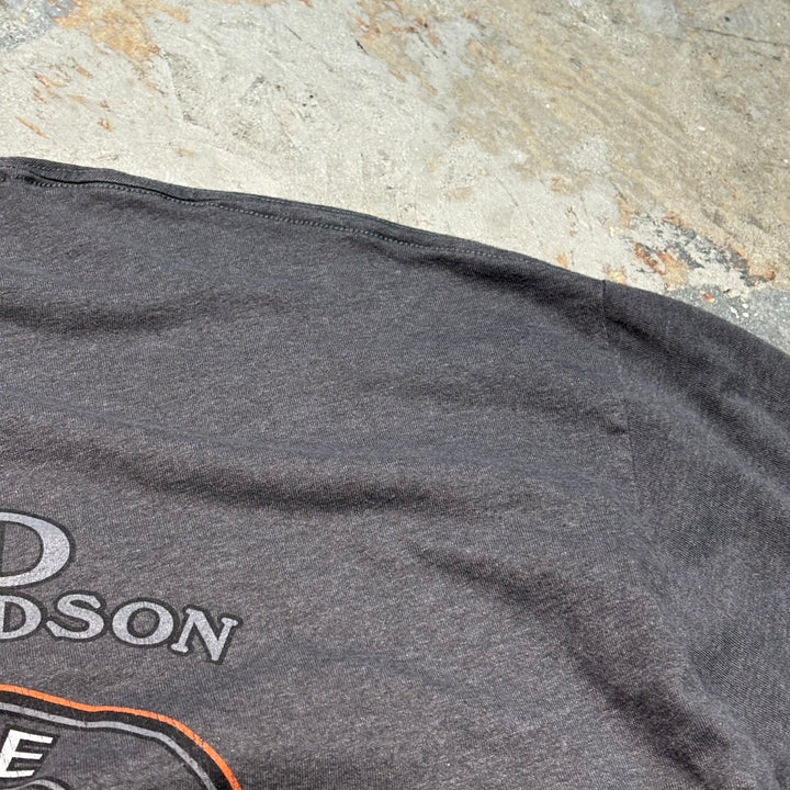 古着 USA製 Harley-Davidson/ハーレーダビッドソン/ プリントロングスリーブTシャツ/ サイズXXL