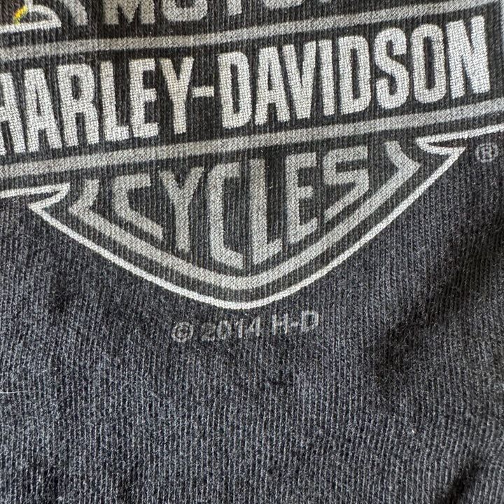 古着 USA製 Harley-Davidson ハーレーダビッドソン プリントTシャツ サイズ2XL