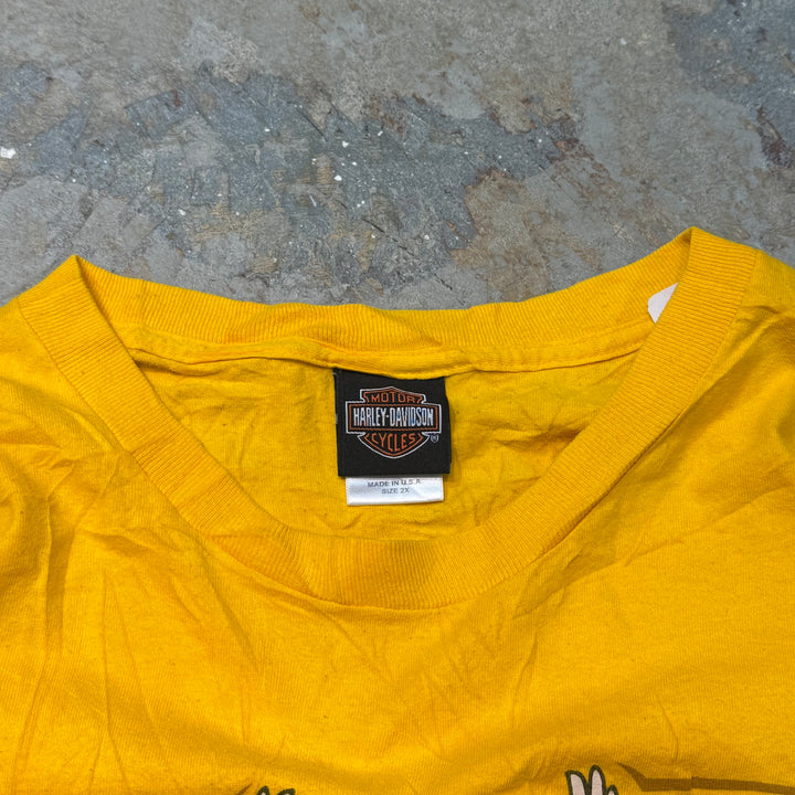 古着 USA製 Harley-Davidson/ハーレーダビッドソン/ プリントTシャツ/ サイズ2XL