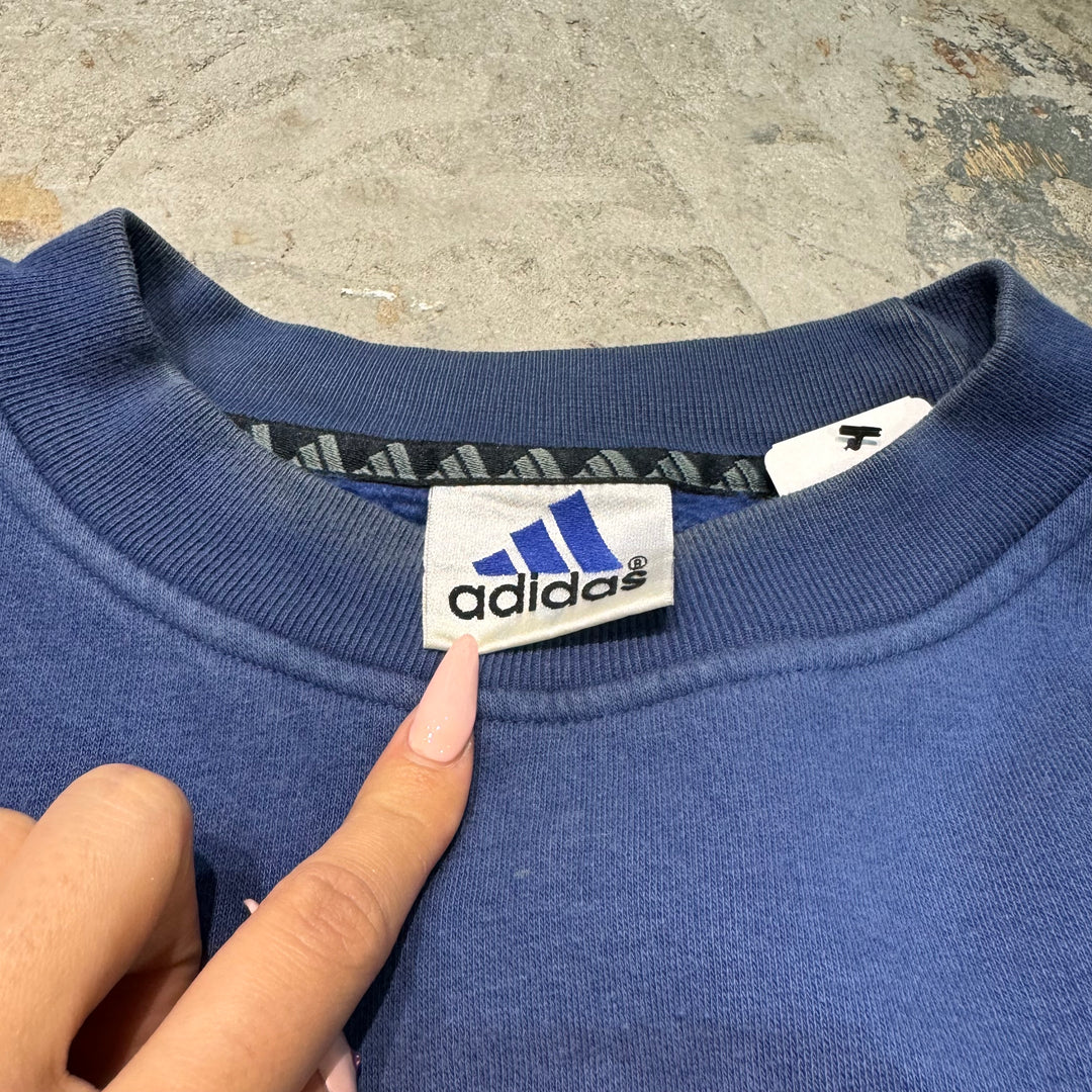 古着 90's adidas/アディダス/クルーネックスウェット/サイズM-L相当