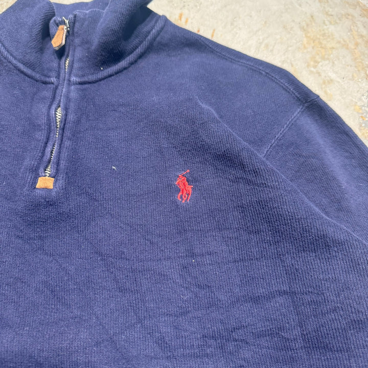 古着 POLO by Ralph Lauren/ ポロ バイ ラルフローレン/ ハーフジップニットセーター/ サイズS