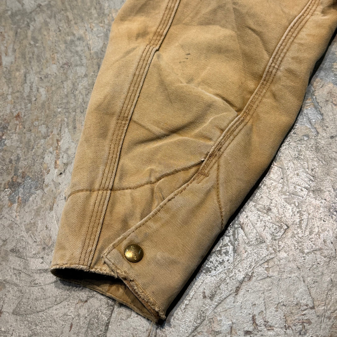 古着 USA製 carhartt/ カーハート/ デトロイトジャケット/ ダック地/ 裏地ブランケット/ 襟コーデュロイ/ サイズM