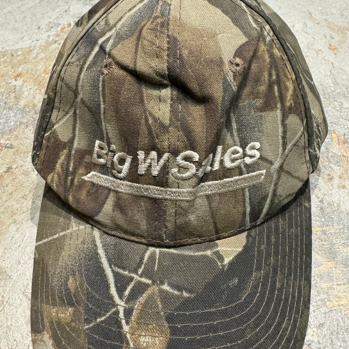 古着 PORT AUTHORITY/BIG W SALES/リアルツリーカモキャップ