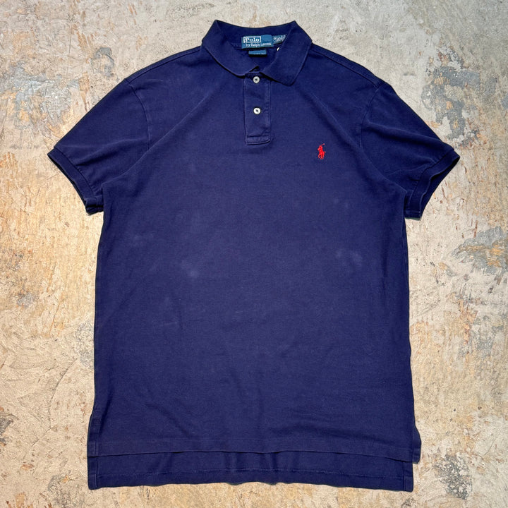 古着90's~ polo by ralph lauren/ポロ バイ ラルフローレン/ 半袖ポロシャツ/ サイズL