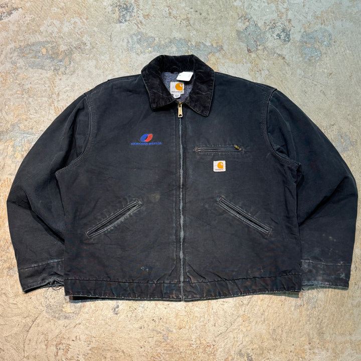 古着 USA製 carhartt/ カーハート/ デトロイトジャケット/ ダック地/ 襟コーデュロイ/ 裏地ブランケット/ サイズXL