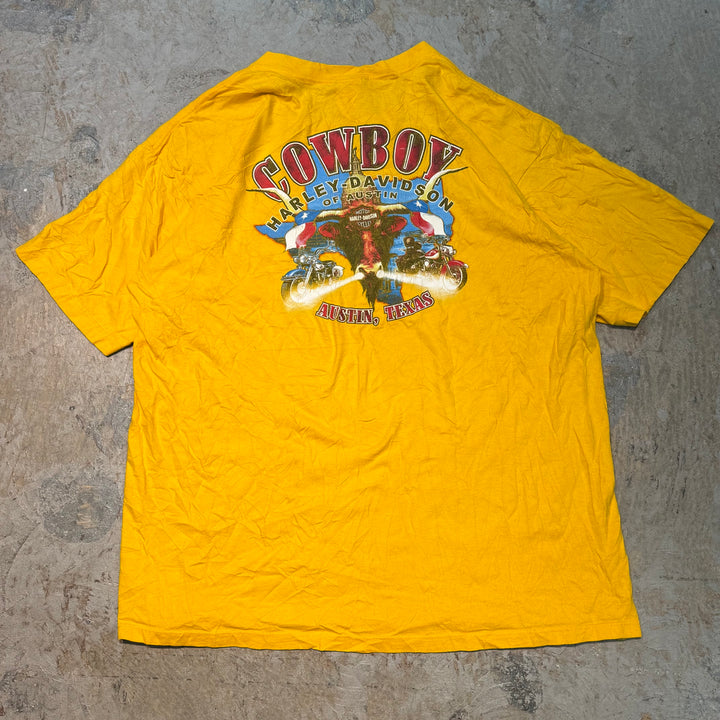 古着 USA製 Harley-Davidson/ハーレーダビッドソン/ プリントTシャツ/ サイズ2XL