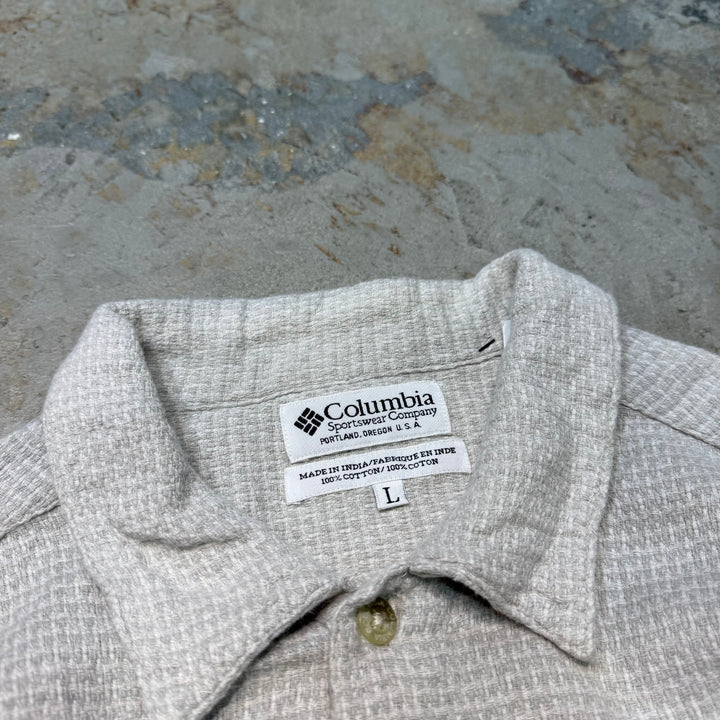古着 Columbia/ コロンビア/ 半袖シャツ/ チェック柄/ サイズL