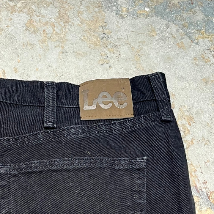 #4192 古着　Lee/リー/Black Denim Pants/ブラックデニムパンツ/RELAKED FIT/サイズ42×30