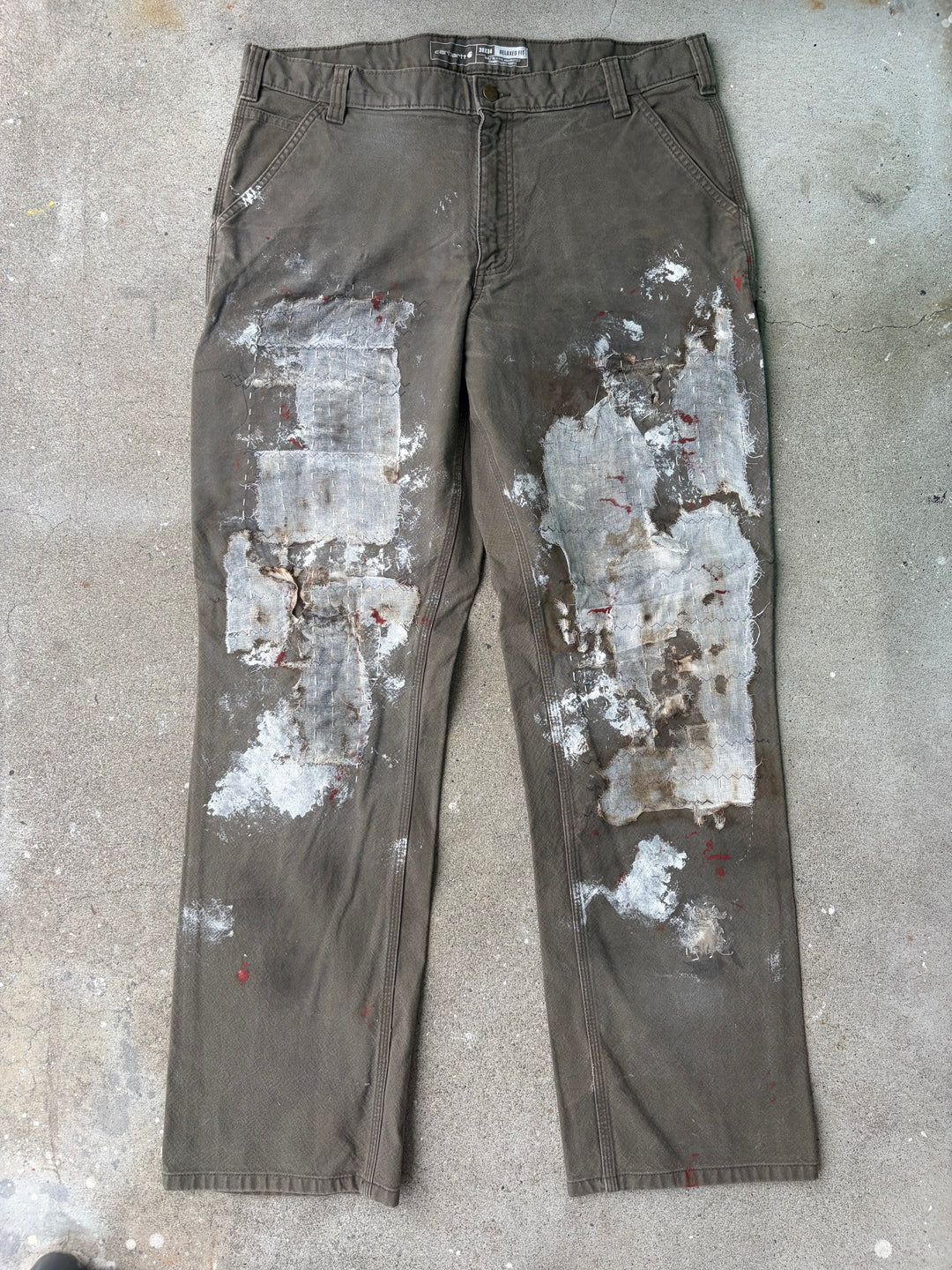 Carhartt Boro Sashiko Duck Painter Pants W38 L34