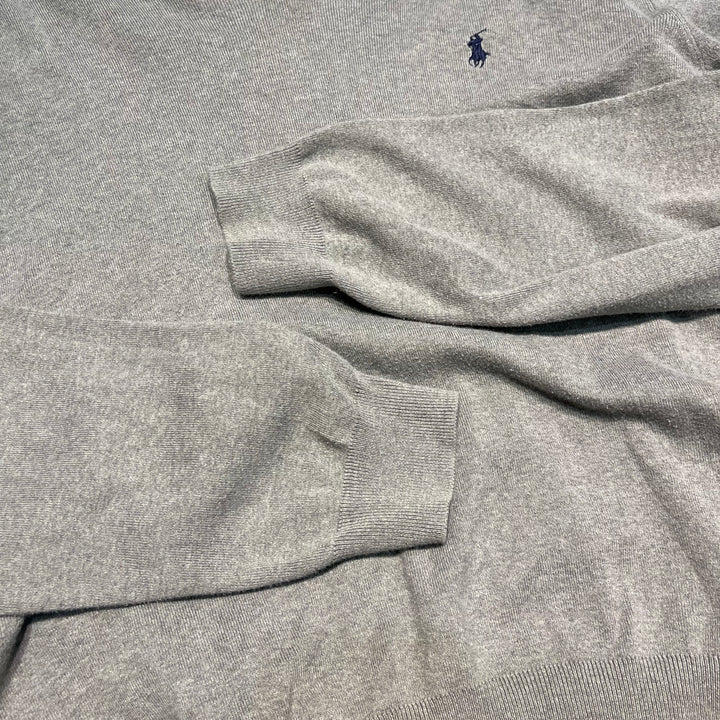 #3688古着/ラルフローレン/POLObyRalphLauren/コットンニット/Cottonknit/Ｖネック/サイズL