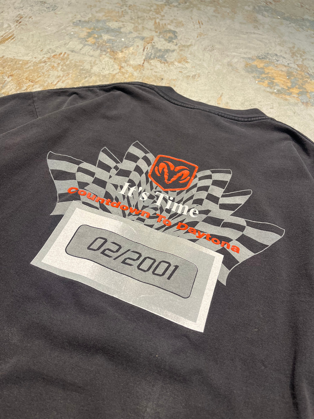 #MA115 古着 USA製 DODGE/ダッジ/坊や、ここの下は暑いですか。/ヴィンテージ シングルステッチ Tシャツ/サイズXL