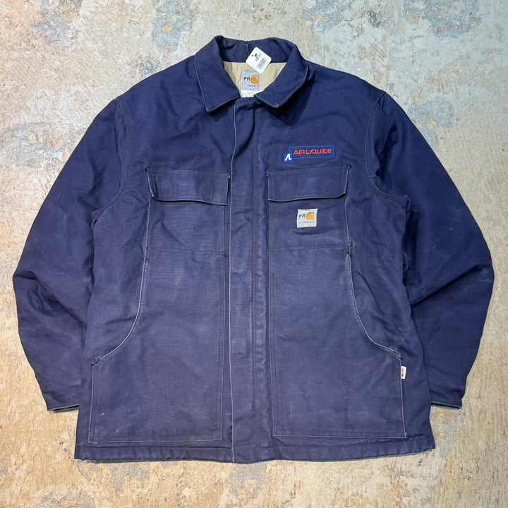 古着 Carhartt/ カーハート/ トラディショナルコート/ 企業ロゴ/ 裏地キルティング/ サイズL