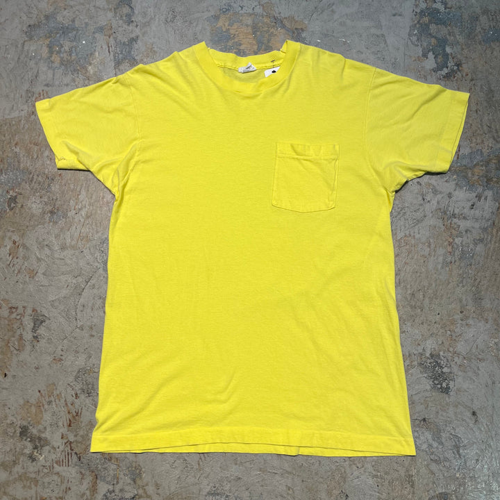古着 USA製 90's FRUIT OF THE LOOM/フルーツオブザルーム/シングルステッチ/無地Tシャツ/ サイズXL