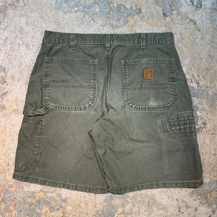 古着 Carhartt/ カーハート/ キャンバスワークショーツ/ 実寸サイズ32