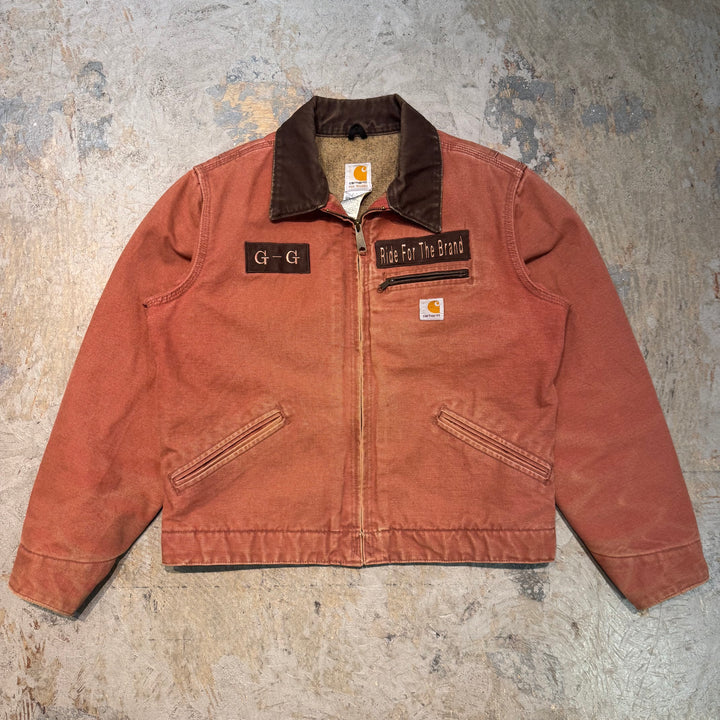 古着 carhartt/カーハート/デトロイトジャケット/ ダック地/ 裏地ブランケット/WOMEN/サイズM