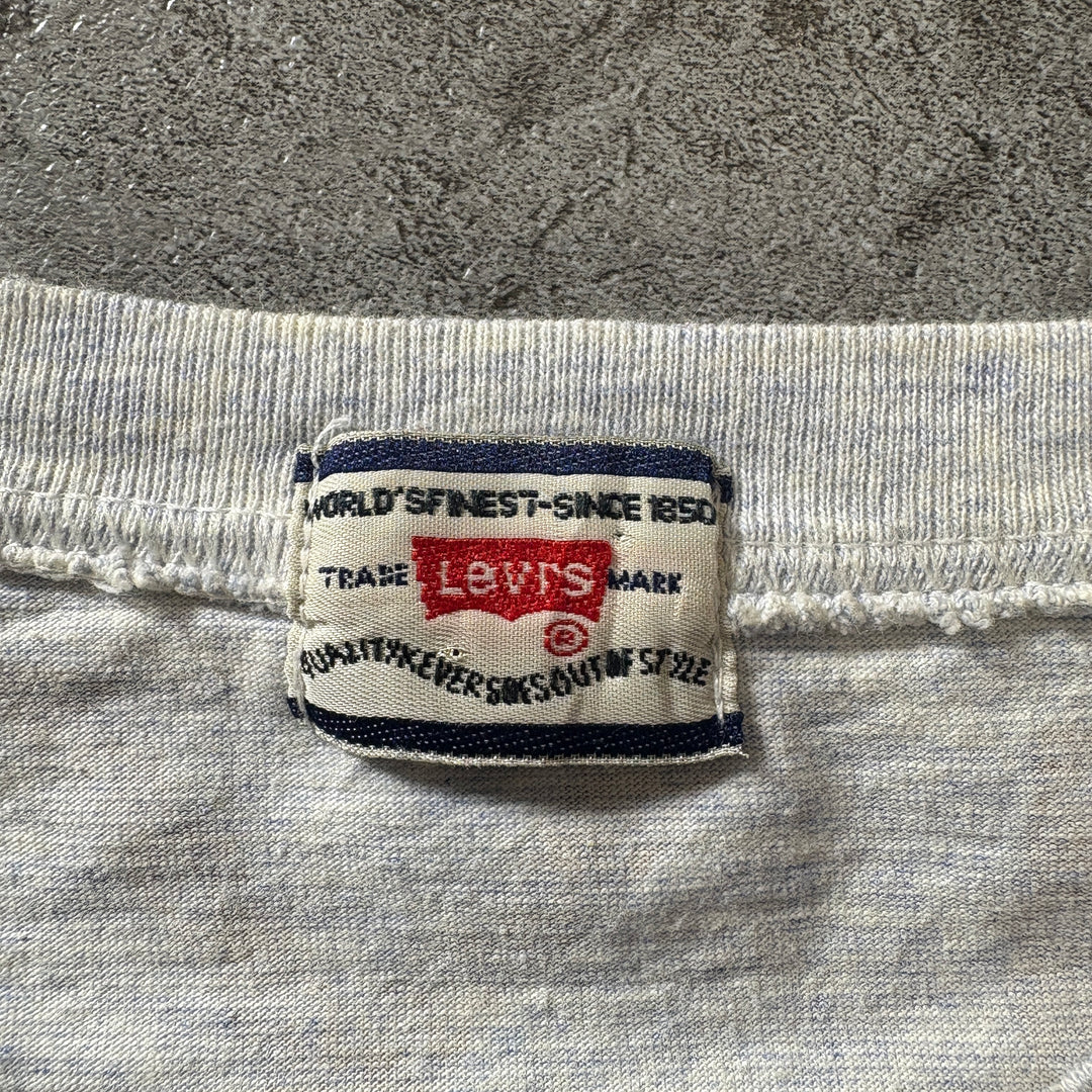 古着 90's Levi's リーバイス ヘンリーネックTシャツ サイズL相当