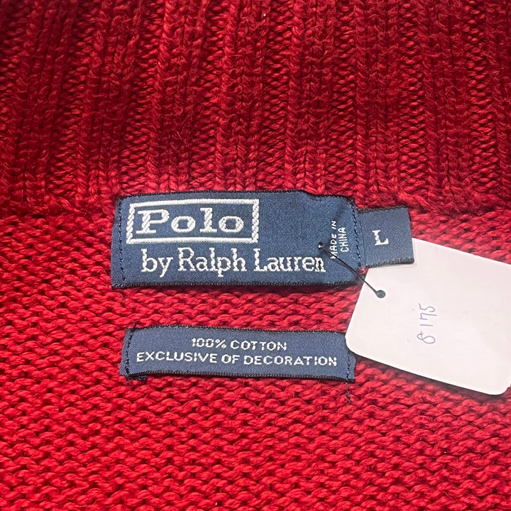 古着 90's〜 POLO by Ralph Lauren/ ポロ バイ ラルフローレン/ ハーフジップニットセーター/ サイズL