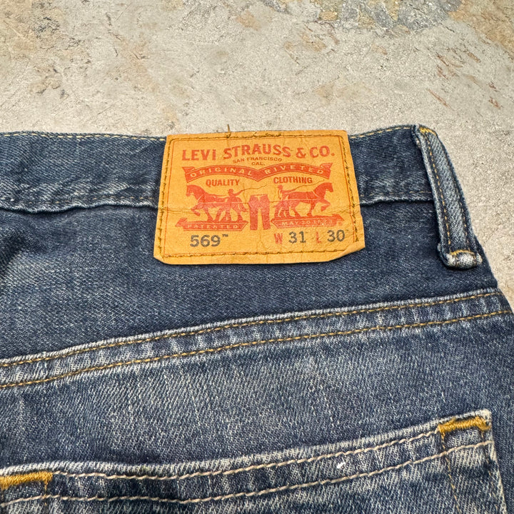 古着 Levi's/ リーバイス/ デニムパンツ/ ペイント 569/実寸サイズ31×30