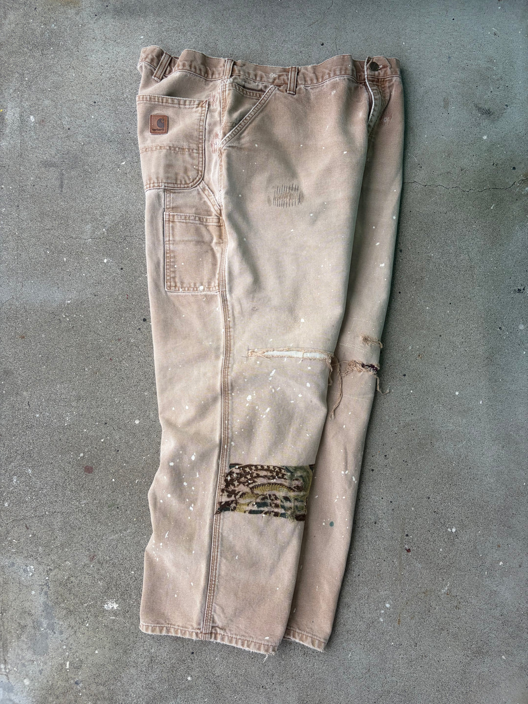 Carhartt Distressed Duck Painter Pants W37 L27