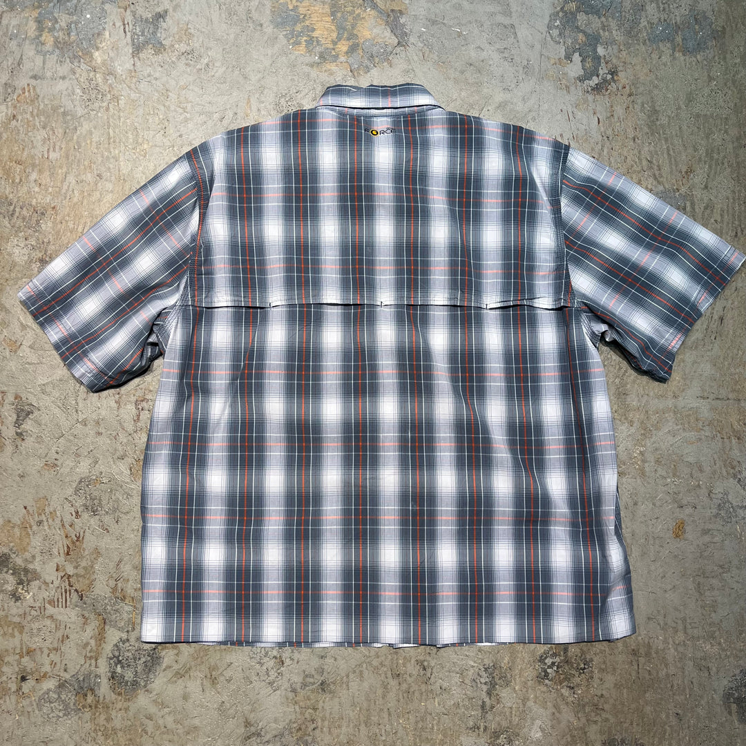 古着 carhartt/カーハート/ボタンダウン半袖シャツ/チェック柄/リメイク/サイズXL