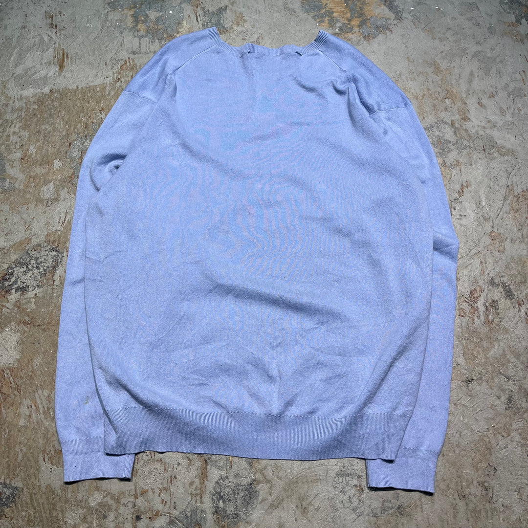 #3698古着/ラルフローレン/POLObyRalphLauren/コットンニット/Cottonknit/Ｖネック/サイズXXL